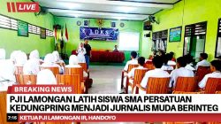 PJI Lamongan Latih Siswa SMA Persatuan Kedungpring Menjadi Jurnalis Muda Berintegritas