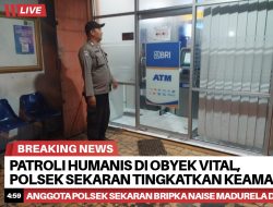 Patroli Humanis di Obyek Vital, Polsek Sekaran Tingkatkan Keamanan dan Kedekatan dengan Warga