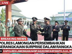 Polres Lamongan Persembahkan Serangkaian Surprise Dalam Rangka HUT TNI ke 80 Tahun 2025