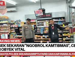 Polsek Sekaran “Ngobrol Kamtibmas”, Cegah 4C di Obyek Vital
