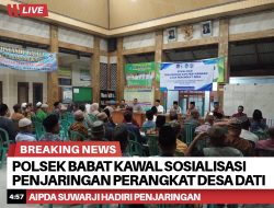 Polsek Babat Kawal Sosialisasi Penjaringan Perangkat Desa Datinawong, Transparansi dan Keadilan Dijunjung Tinggi
