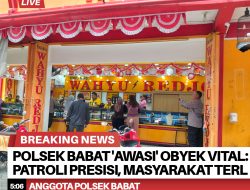 Polsek Babat ‘Awasi’ Obyek Vital: Patroli Presisi, Masyarakat Terlindungi!