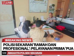 Polisi Sekaran ‘Ramah dan Profesional’: Pelayanan Prima ‘Puaskan’ Masyarakat!
