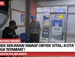 Polsek Sekaran ‘Awasi’ Obyek Vital: Kota ‘Aman’, Warga ‘Nyaman’ !
