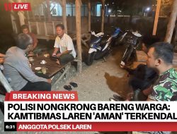 Polisi Nongkrong Bareng Warga: Kamtibmas Laren ‘Aman’ Terkendali!