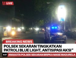 Polsek Sekaran Tingkatkan Patroli Blue Light, Antisipasi Aksi “Hitam-Hitam” dan Gangguan Kamtibmas 3C
