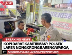 Kopi Darat Kamtibmas”: Polsek Laren Nongkrong Bareng Warga, Bahas Keamanan Desa!